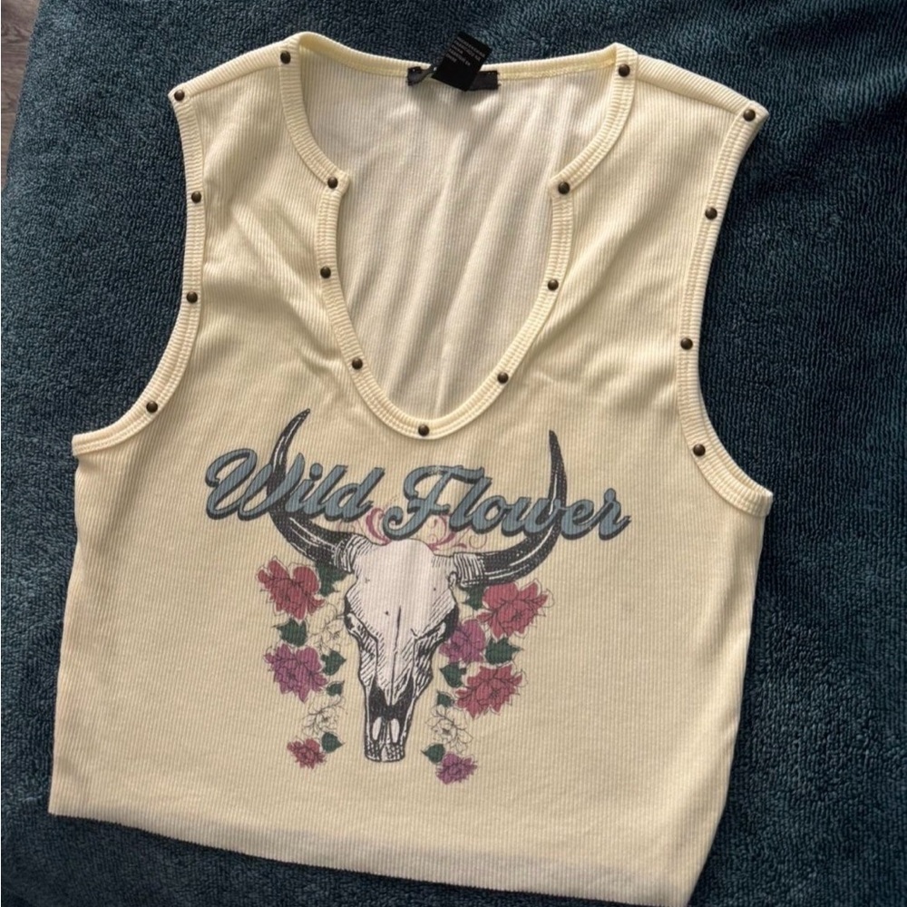 Wild Flower Sleeveless Top